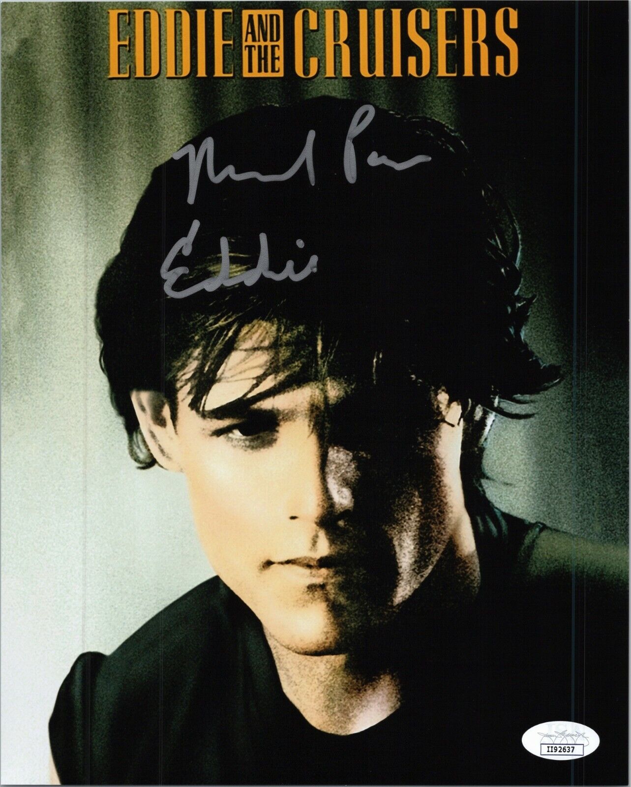 MICHAEL PARE Authentic Hand-Signed Eddie and the Cruisers