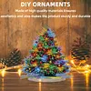Neon Christmas Tree Diamond Dot Painting Ornament DIY Double Sided Acrylic