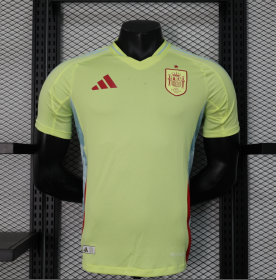 2024 Spain Home Player Version Men's Football T-Shirt Thai Quality