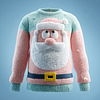 Festive Santa Sweater In Soft Knit by Inlyline