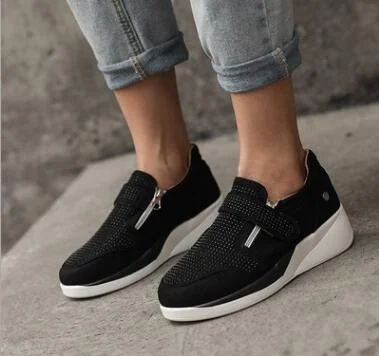 Women's Shoes Wedges Sneakers Women Vulcanize Shoes Shake Women Shoes Fashion Girls Sport Woman Footwear Loafer Dropshipping