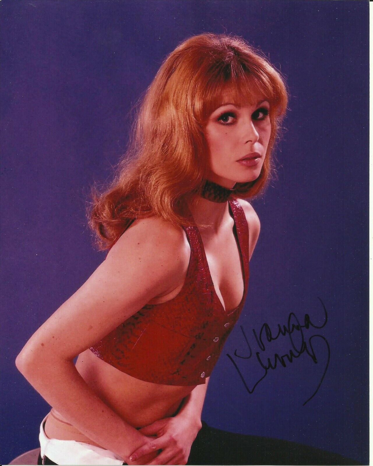 JOANNA LUMLEY SIGNED YOUNG SEXY Photo Poster painting UACC REG 242 (6)