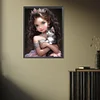 Diamond Painting -DIY Full Square Drill Girl with Pet(35x45cm)