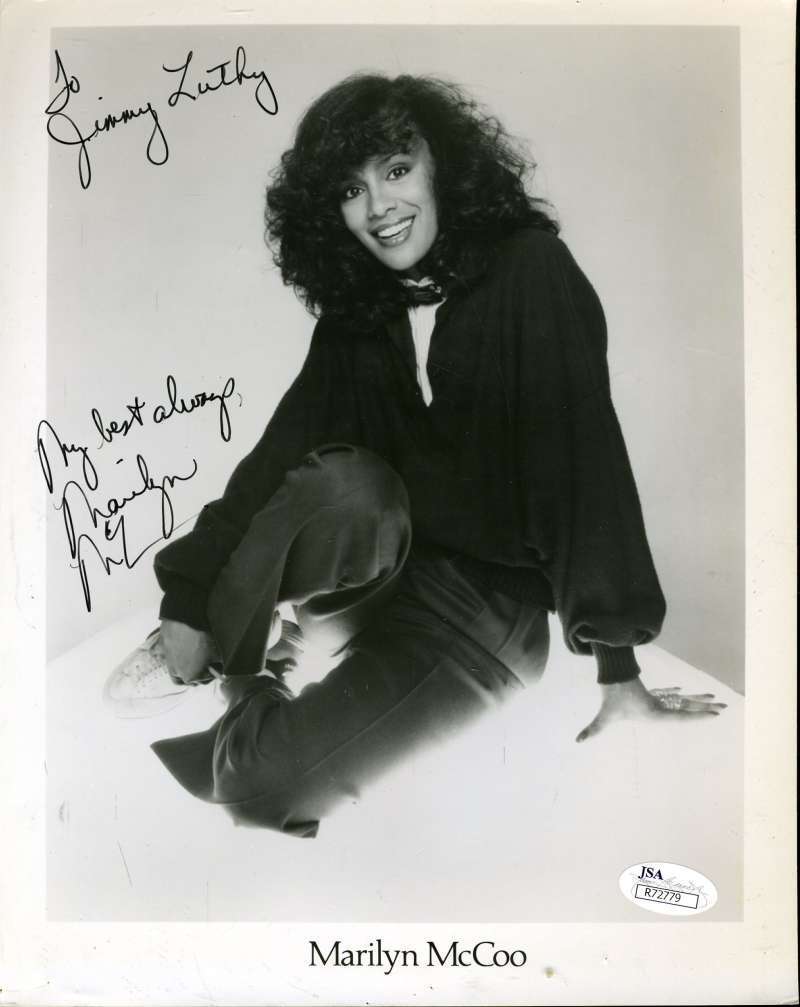 Marilyn Mccoo Jsa Coa Hand Signed 8x10 Photo Poster painting Authenticated Autograph