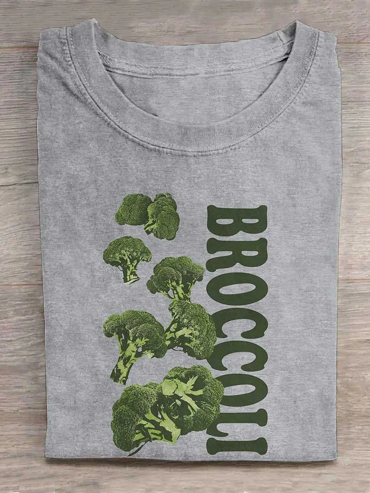 Teecade Teecade Funny Broccoli T-shirt