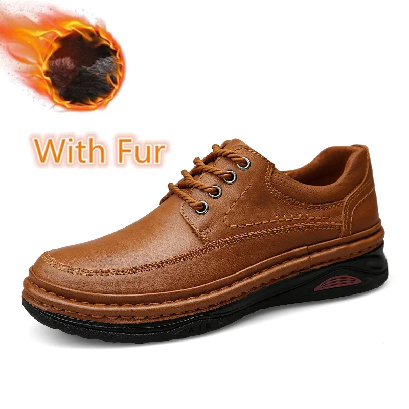 Cricsblue fall sneakers Luxury Brand Mens Casual Shoes Genuine Leather Men Shoe Business Flat Top Quality Man Sneakers Handmade Breathable Walking Shoes