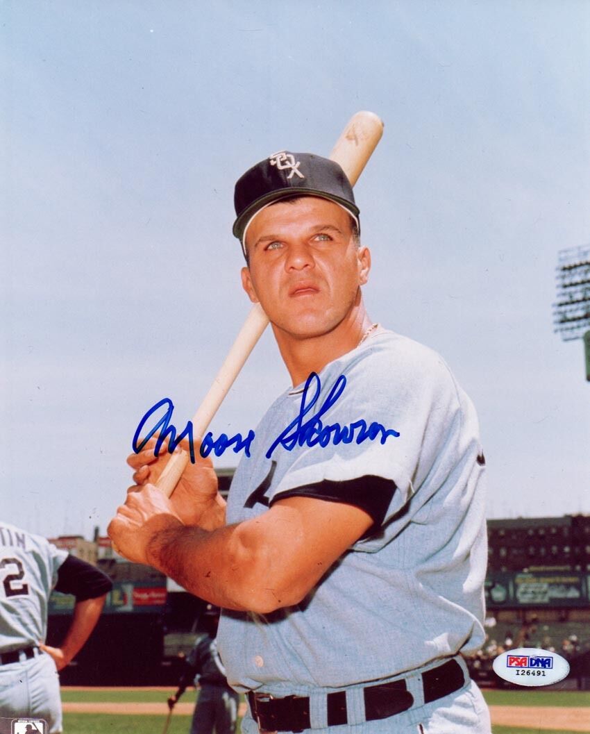 William Moose Skowron SIGNED 8x10 Photo Poster painting New York Yankees Sox PSA/DNA AUTOGRAPHED