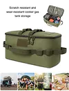 Gas Stove Canister Pot Carry Bags 600D Oxford Pouch Picnic Bag Outdoor Equipment