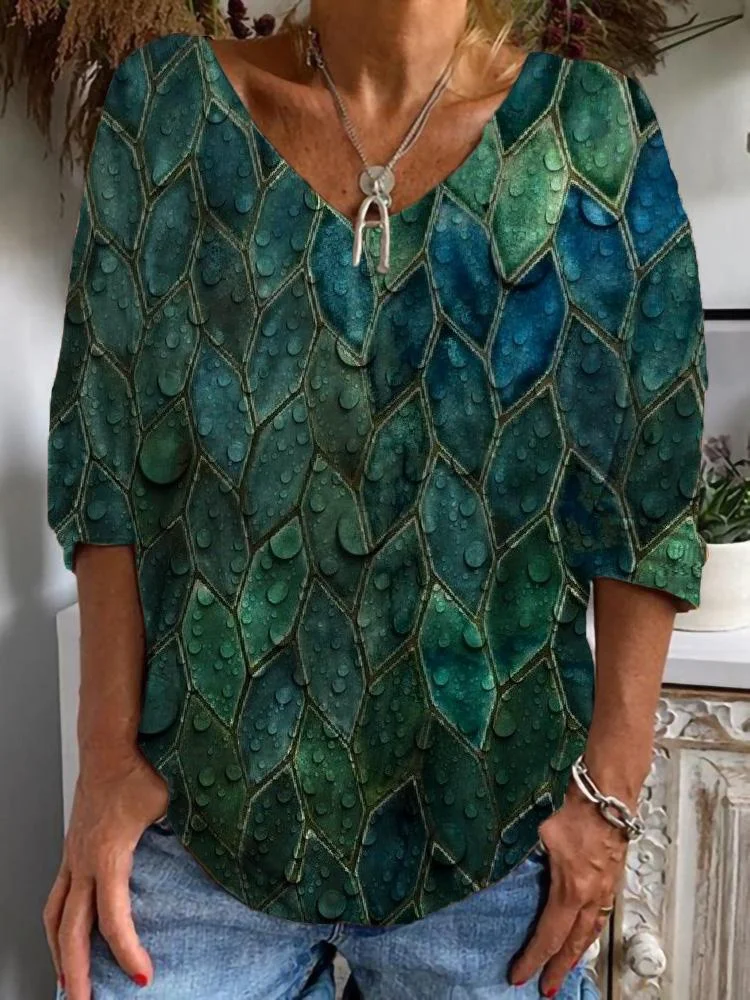 Women's Long Sleeves-Art Painting