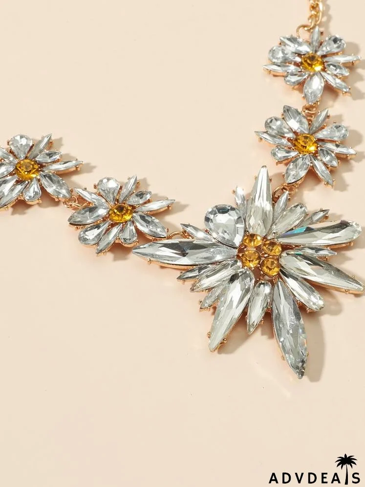 Gemstone Decor Necklace