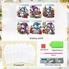 Diamond Painting Christmas Snowman Greeting Cards Congratulations Cards & Gifts