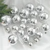 Gloss Silver Ceiling Christmas Tree Hanging Decor Balls 