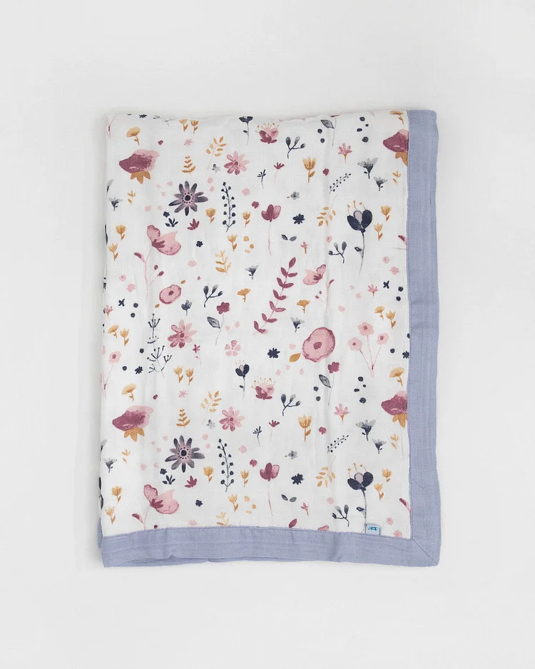 Deluxe Muslin Baby Quilt - Fairy Gardens