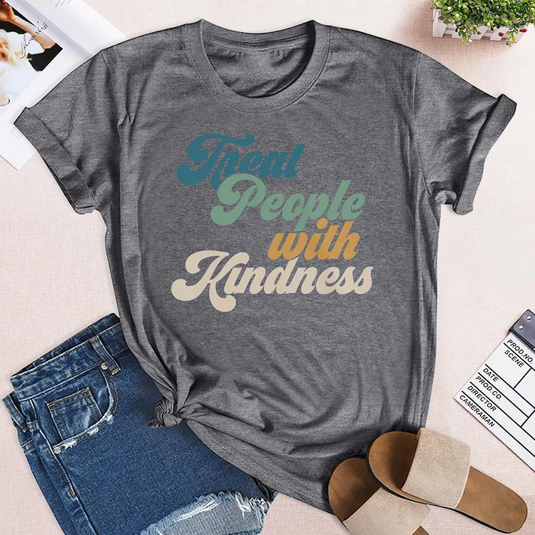 Treat People with Kindness T-shirt Tee-03678-Annaletters