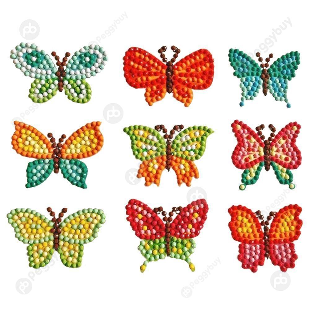 

Butterfly-DIY Creative Diamond Sticker, 501 Original