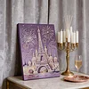 (30x40cm)DIY Pearl Painting Framed Eiffel Tower Handmade Pearl Material Art Kit Living Room Decor