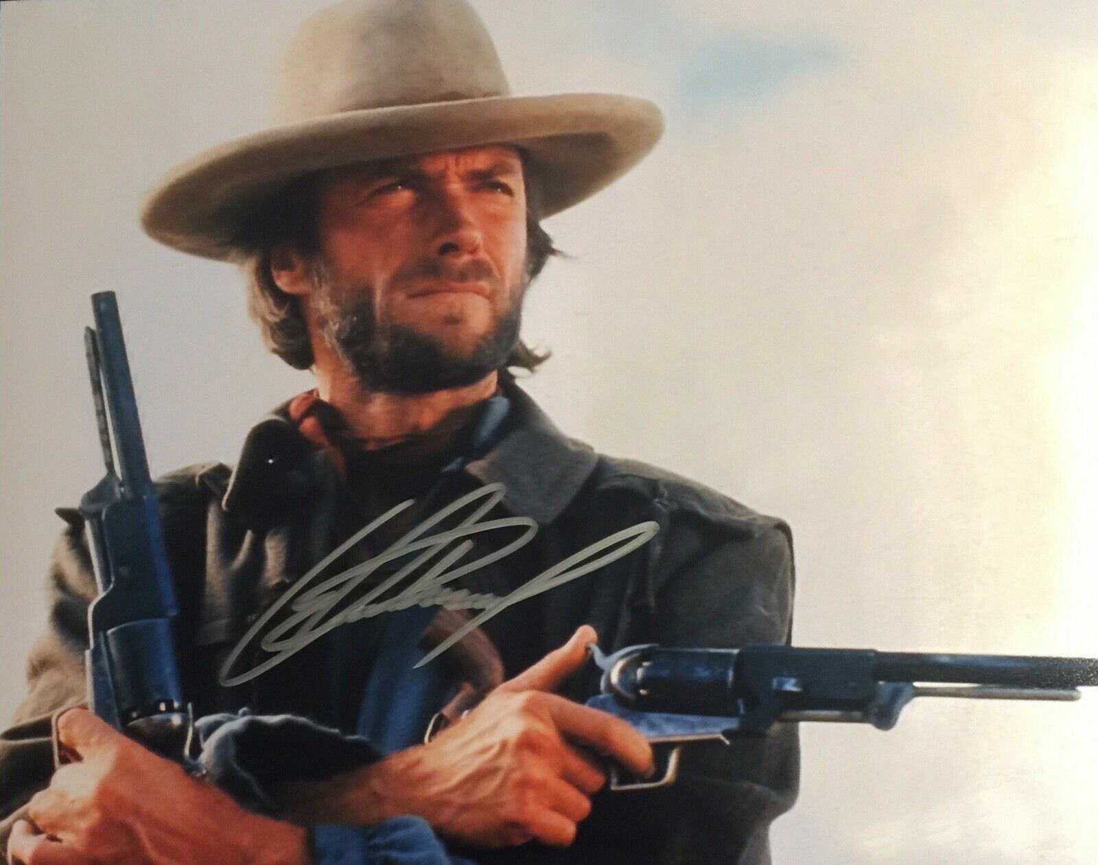 Clint Eastwood Autographed Signed 8x10 Photo Poster painting ( Outlaw Josey ) REPRINT