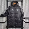 2024/2025 Flamengo Black-White Edge Soccer Long Cotton jacket 1:1 Thai Quality