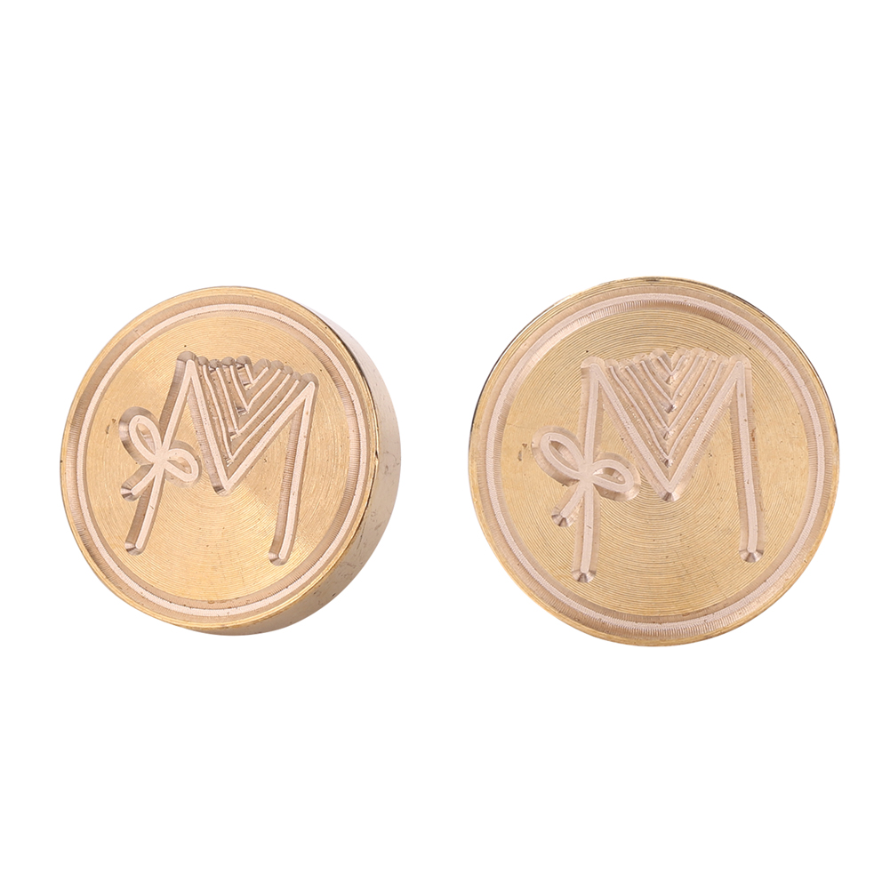 

25mm Alphabet Letters M Wax Sealing Stamp Head - Wax Seal Stamp, 501 Original