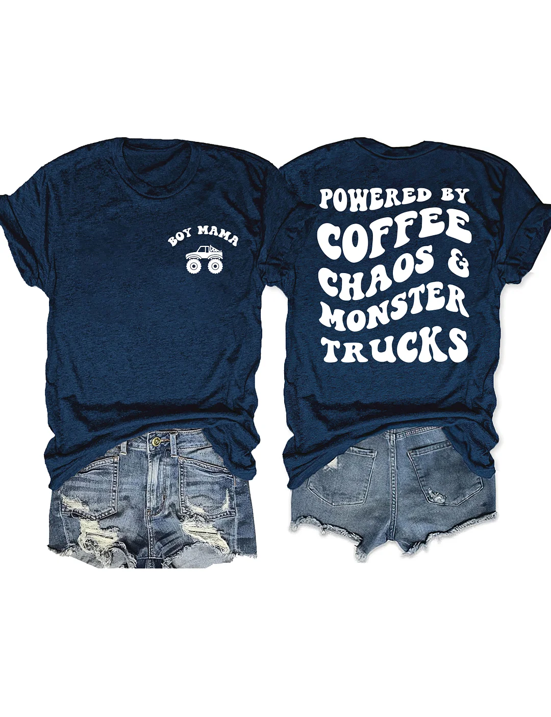 Boy Mama Monster Truck T-shirt