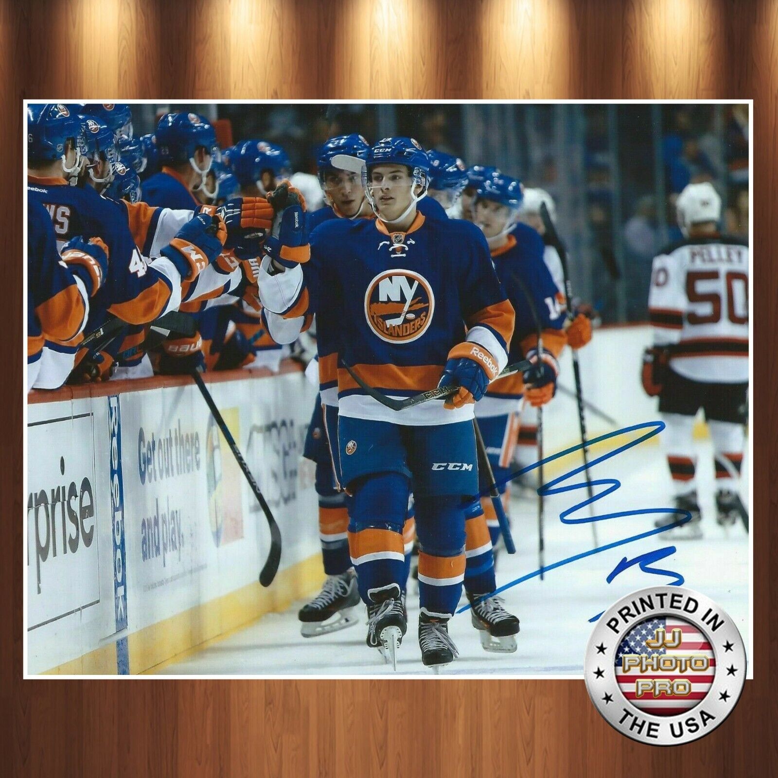 Mathew Barzal Autographed Signed 8x10 Photo Poster painting (Islanders) REPRINT