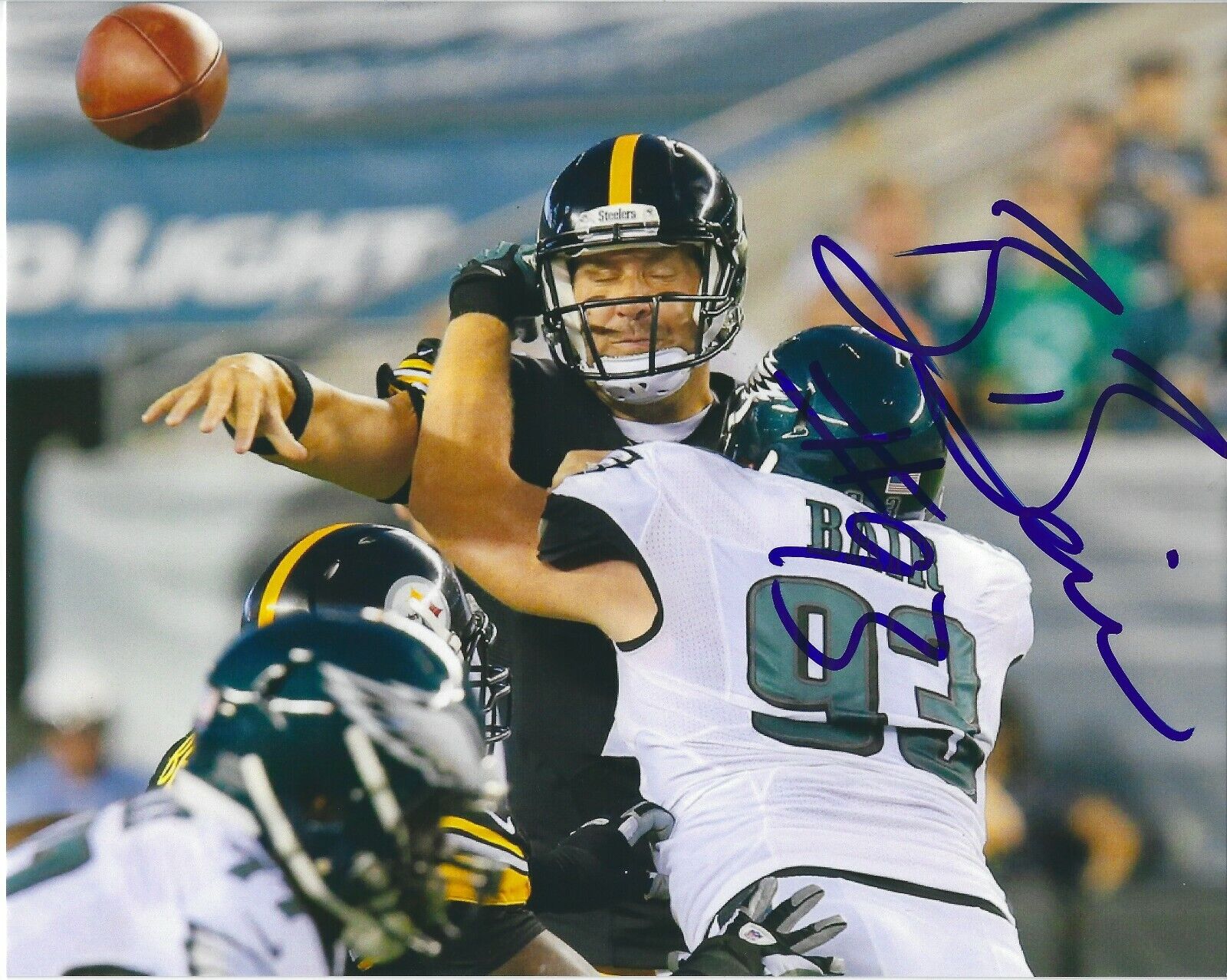 Autographed BRANDON BAIR Philadelphia Eagles 8x10 Photo Poster painting w/COA