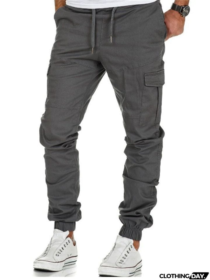 Men's Casual Cool Multi-Pocket Cargo Pants