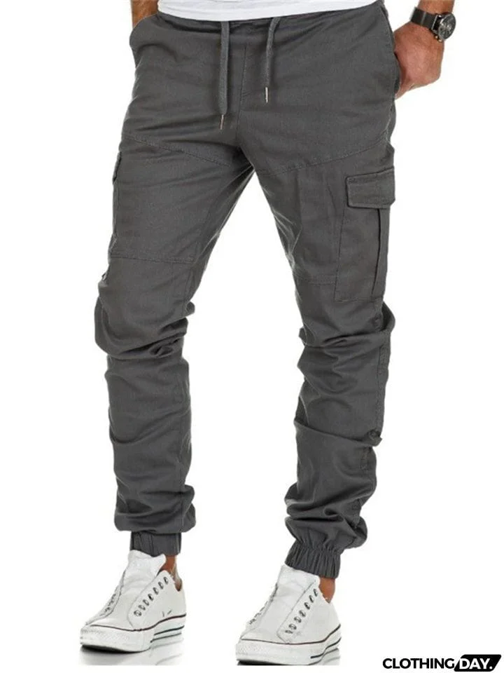 Men's Casual Cool Multi-Pocket Cargo Pants