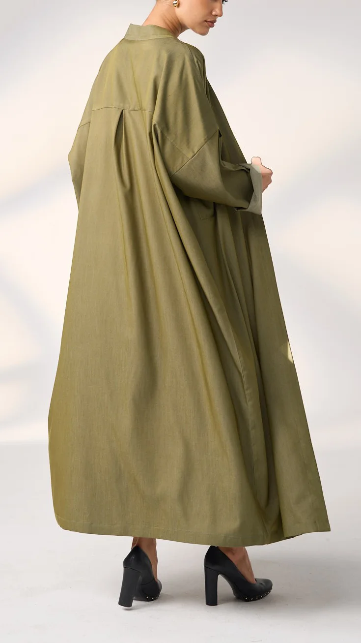 Cotton Linen Cardigan Abaya-inspireuse