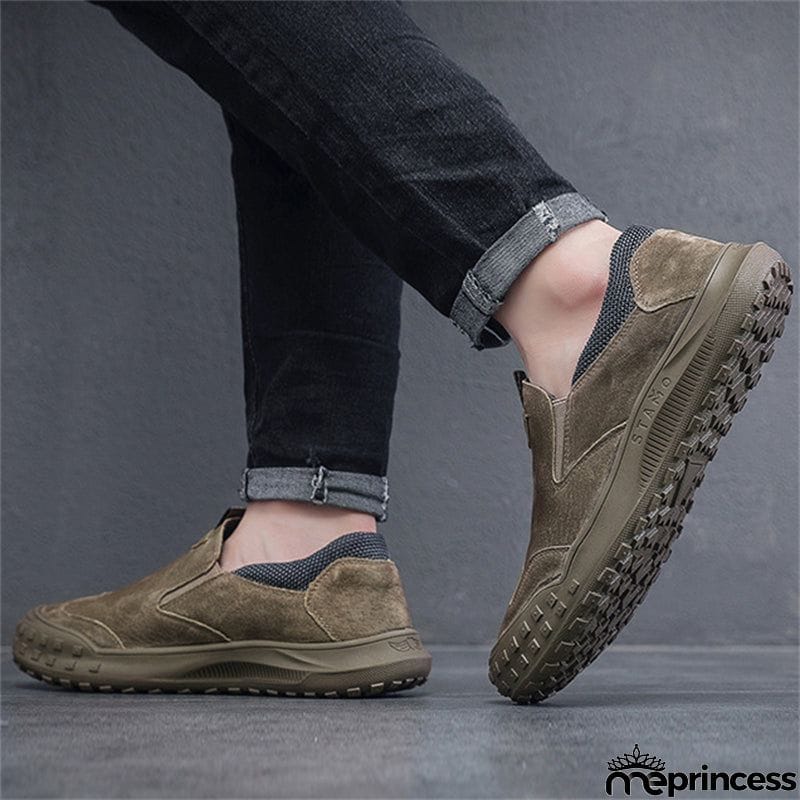 Outdoor Climbing Soft Sole Wear Resistant Loafers for Men