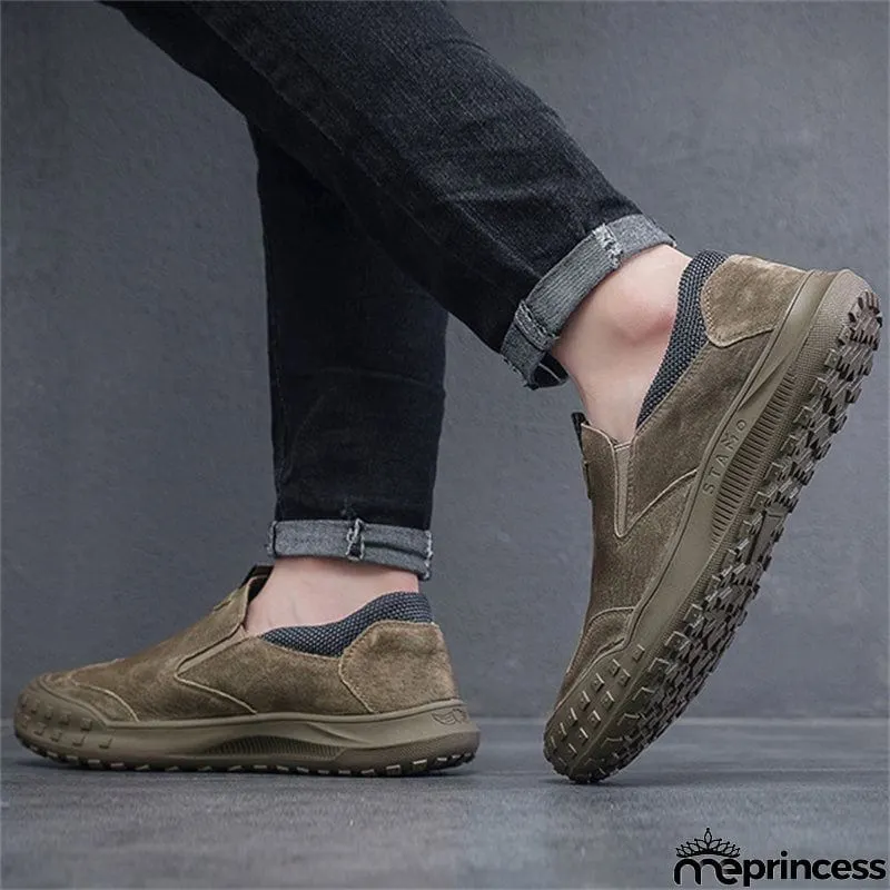 Outdoor Climbing Soft Sole Wear Resistant Loafers for Men