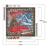 Diamond Painting-DIY Full Round Drill Christmas Car