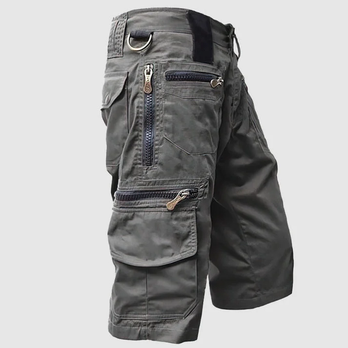 Men's Multi-Pocket Utility Cargo Shorts