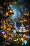 Luxury AB Velvet Diamond Painting Kit - Scenery