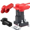 10 Pack Car Battery Pile Head Protective Caps Silicone R End Terminal Covers