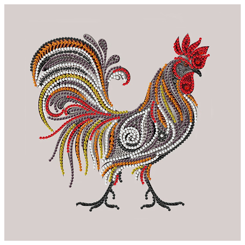 

Chicken - Special Shaped Diamond Painting - 30*30CM, 501 Original