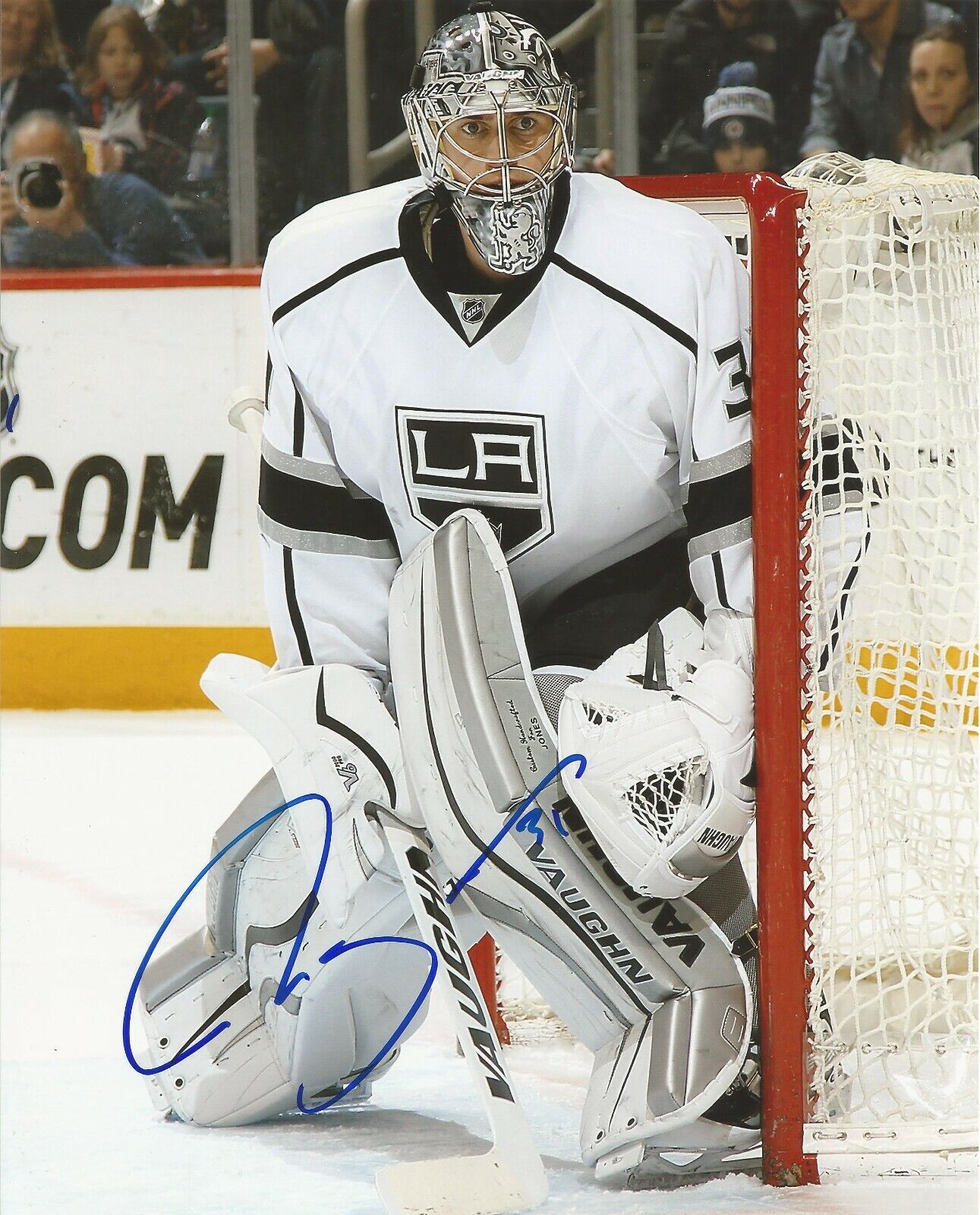 MARTIN JONES SIGNED LA LOS ANGELES KINGS 8x10 Photo Poster painting #2 with w/COA