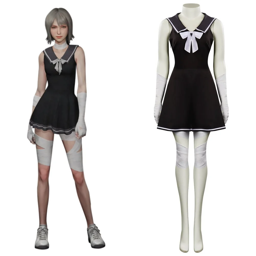 Final Fantasy Origin Stranger of Paradise Neon Cosplay Sailor Suit Uniform-elleschic