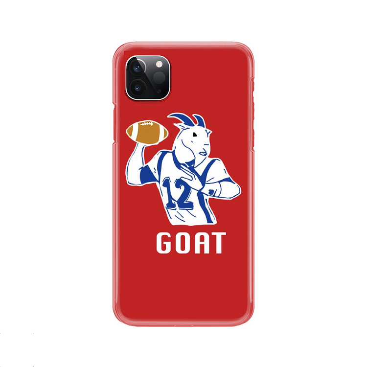 Goat Number 12 Tom Brady, Football iPhone Case