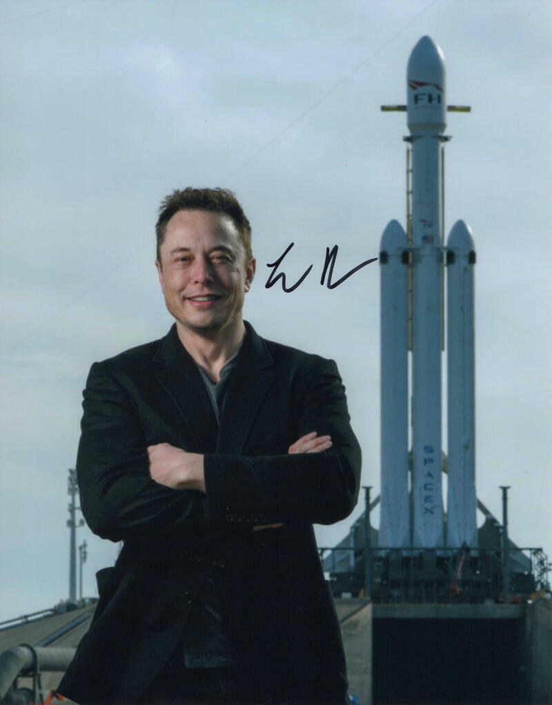 ELON MUSK SIGNED AUTOGRAPH 11X14 Photo Poster painting - SPACEX BILLIONAIRE FOUNDER, RARE ACOA