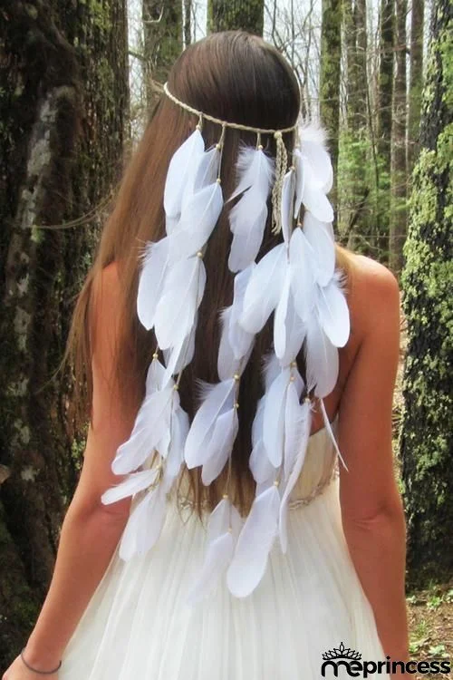 Bohemian Feather Tassels Hair Band