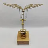 Mechanical flapping Wings Ornithopter Kits / Golden Mechanical Butterfly Metal Model Kits