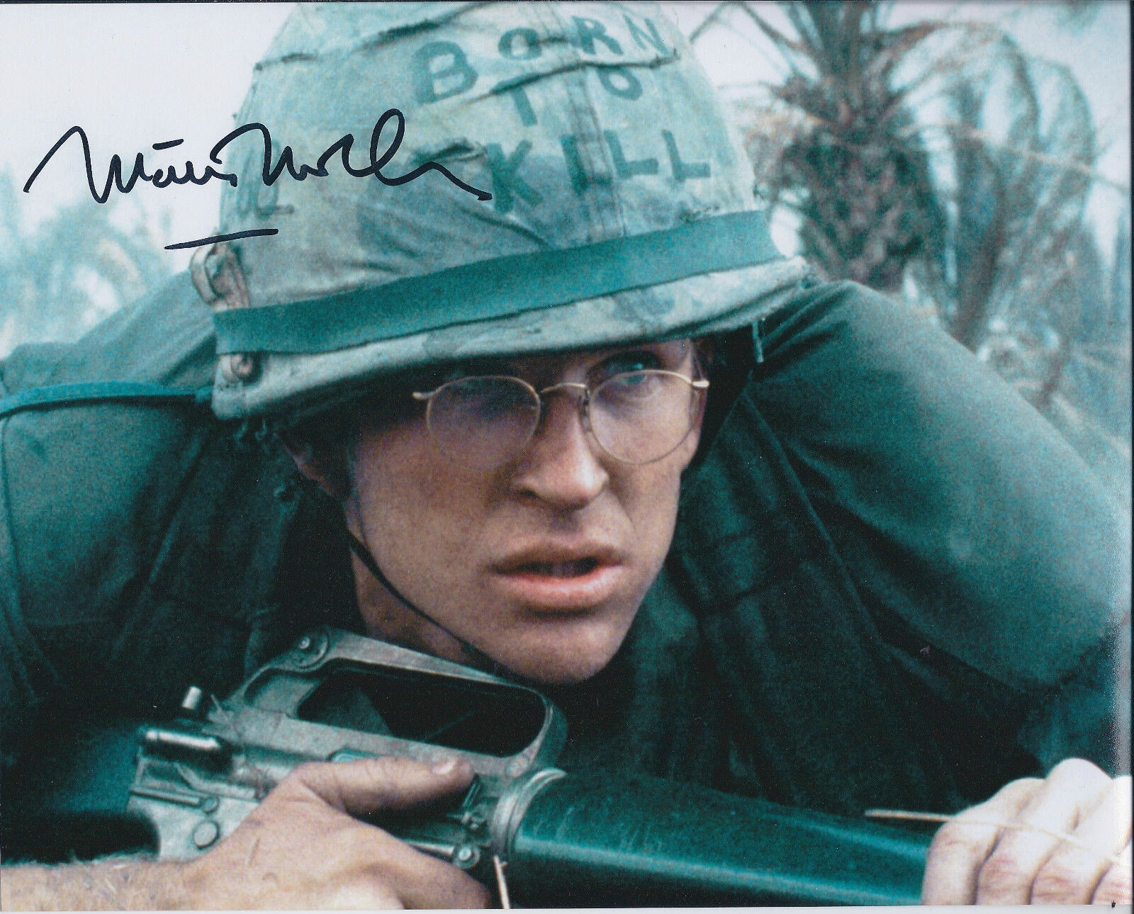 Matthew MODINE SIGNED Autograph 10x8 Photo Poster painting AFTAL COA Full Metal Jacket Actor