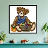 Teddy Bear-14CT Stamped Cross Stitch Kit(21*21cm)
