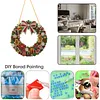 Diamond Painting Christmas Wreath Ornament DIY Kit 9.45x9.45in