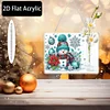 Acryl Schneemann Wandröhre Vase - 5d DIY Handwerk Anhänger