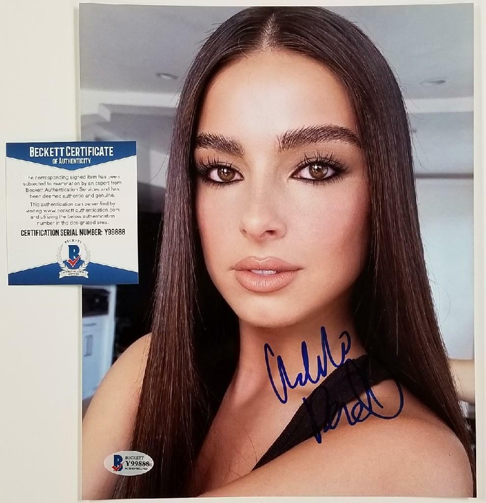 Addison Rae signed 8x10 Photo Poster painting #2 TikTok Model Autograph Hot ~ Beckett BAS COA