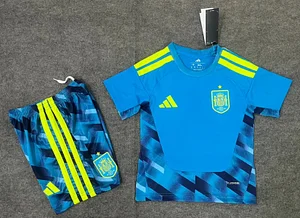 2026 Spain National Team Goalkeeper Football Shirt 1:1 Thai Quality Kids Size