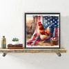 Diamond Painting-DIY Full Round Drill Independence Day Hen