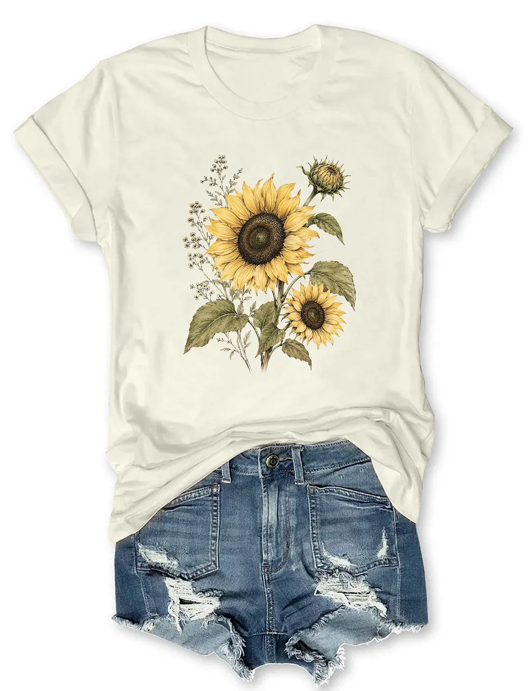 Sunflower Floral Lover T-shirt